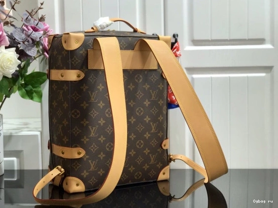 VUITTON BACKPACK SOFT TRUNK LOUIS PM 0806